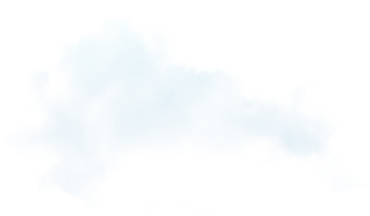 cloud isolated transparent overlay