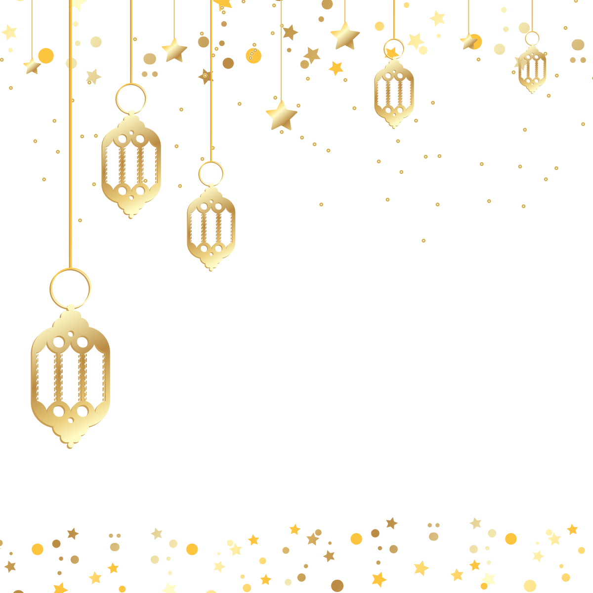 golden lanterns garland
