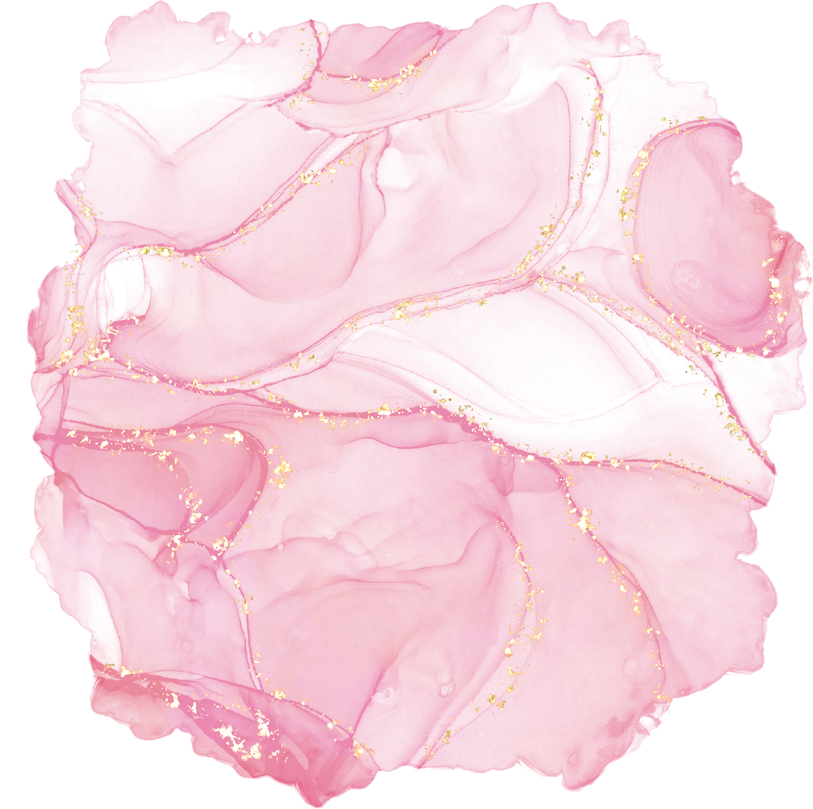 Pink spot glitter