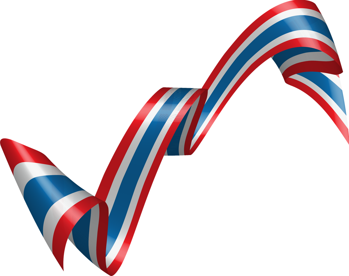 Thailand flag ribbon