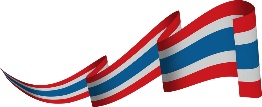 Thailand flag ribbon